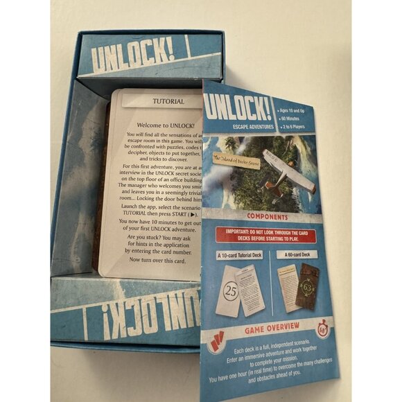 UNLOCK! Escape Adventures The Island of Doctor Goorse Cooperative Card Game HG2 - Picture 3 of 3
